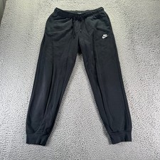 Nike Jogger Pants Mens Medium Cotton Blend Fleece Swoosh Pockets