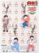 Osomatsu Acrylic Keychain Set of 4 Mascot Characters Official merchandise 7cm