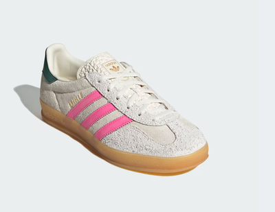 Size 7 - adidas Gazelle Indoor Off White Lucid Pink W for sale