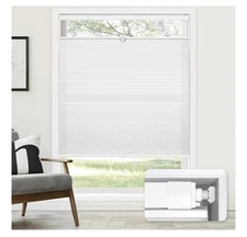LazBlinds No Tools No Drill Cordless Cellular Shades, Top Down Bottom Up 35Wx48H