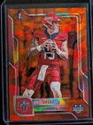 2025 Bowman Chrome University Sapphire Football Orange Ethan Vasko #36