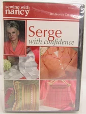 Serge With Confidence (Sewing With Nancy) DVD – Nancy Zieman – Instructional 90