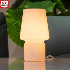 Mushroom Table Lamp Stepless Dimming Glass Bedside Light Cute Room Decor New