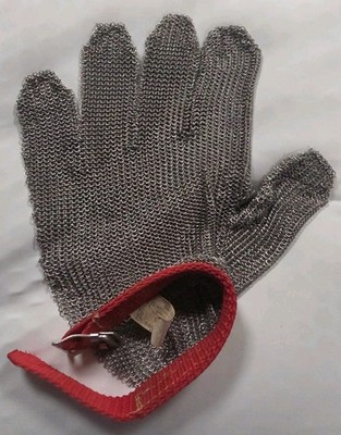 Whiting-Davis Co Stainless Steel Mesh Cutting Glove~Safe Butchering, made in USA