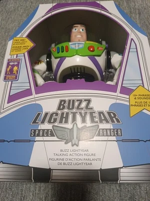 Toy Story Buzz Lightyear Actionfigur Sound Licht Sprache Englisch - Bild 1 von 4