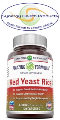 Amazing Formulas Red Yeast Rice 1200 mg 120 Capsules - OUT-OF-STOCK