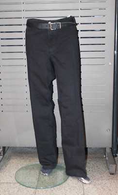 M.E.N.S Hose DALLAS  klassische Hose Gr. 48 schwarz mit Gürtel