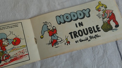 Vintage Noddy Strip Book Enid Blyton Penny Wheel Car in Trouble Sampson Low - Picture 8 of 13