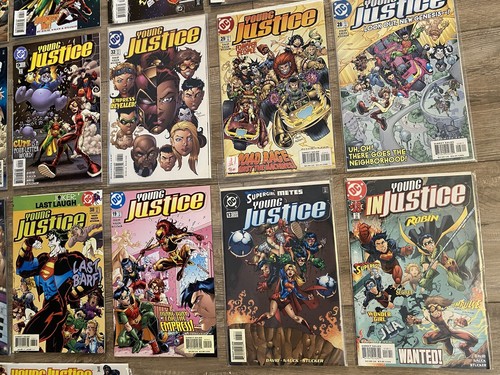 Young Justice Vintage DC Comic Books Collection Lot of 36 Issues Robin Secret - Picture 6 of 10