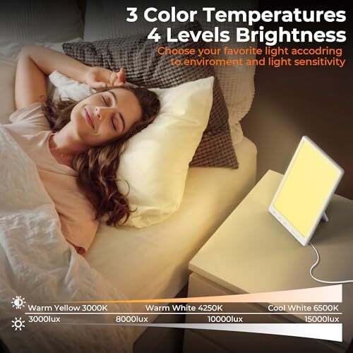 Light Lamp, Portable Full Spectrum LED Light Sunlight Personal Daylight with 3 - Picture 4 of 7