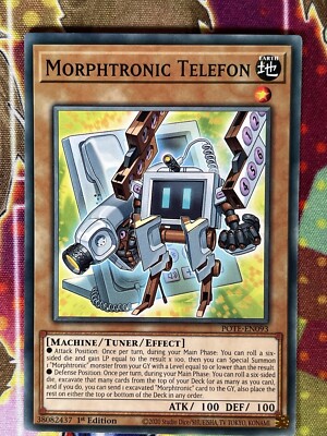 Yugioh Morphtronic Telefon POTE-EN093 1st Edition Single