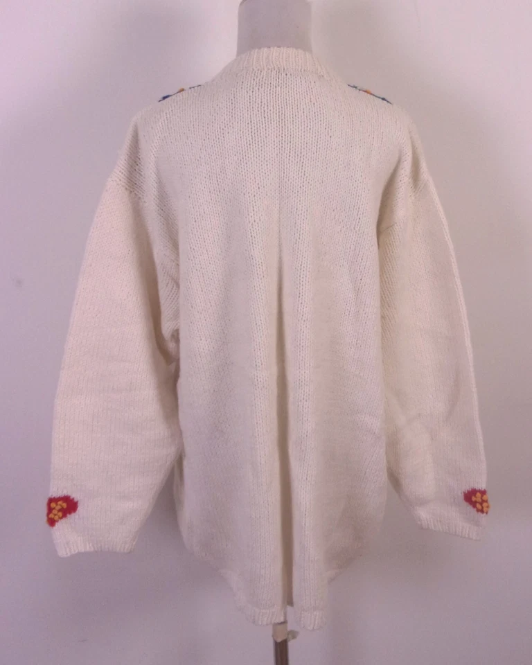 Suéter De Colección Años 80 90 Karen Scott II Grueso Tejido Feo Navidad Pixelado 2X Foto 4 de 4