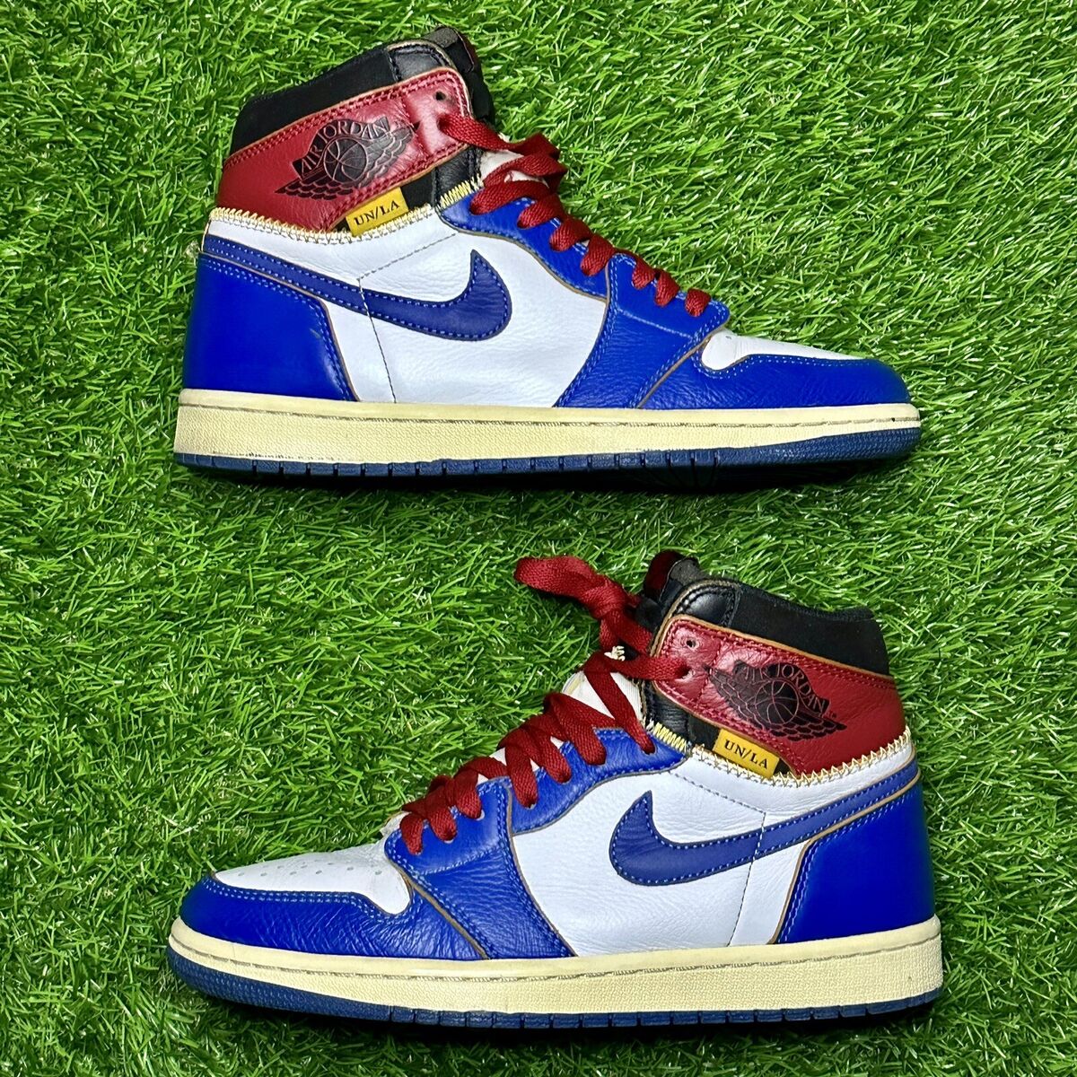 Size 7.5 Mens Jordan 1 Retro NRG x Union LA High Storm Blue Size 7.5 Mens Jordan 1 Retro NRG x Union LA High Storm Blue