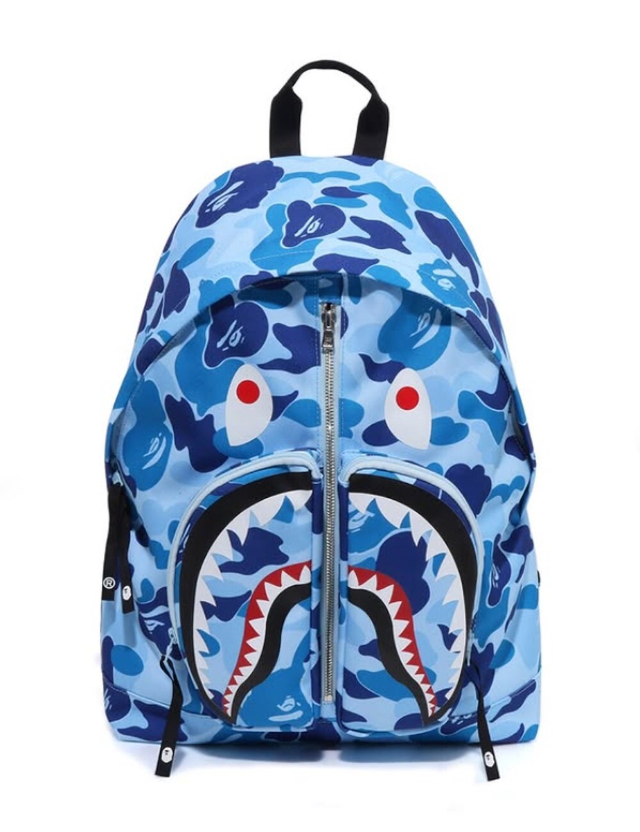 A BATHNIG APE Men's Goods ABC CAMO SHARK DAYPACK 1L30189007