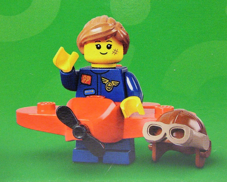 Lego 71029 Minifiguren Serie 21, Flugzeug-Mädchen Airplane Girl # 9 ungeöffnet - Bild 1 von 1