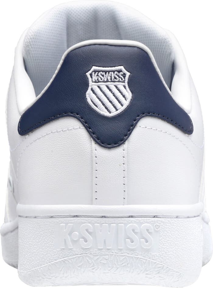 Man K-Swiss Classic VN Leather Sneaker 07321-105-m Low White/Navy