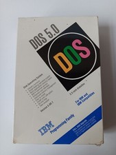 IBM Programming Family DOS 5.0 Full Upgrade 3.5" Disks Version 5.00.1 Sealed