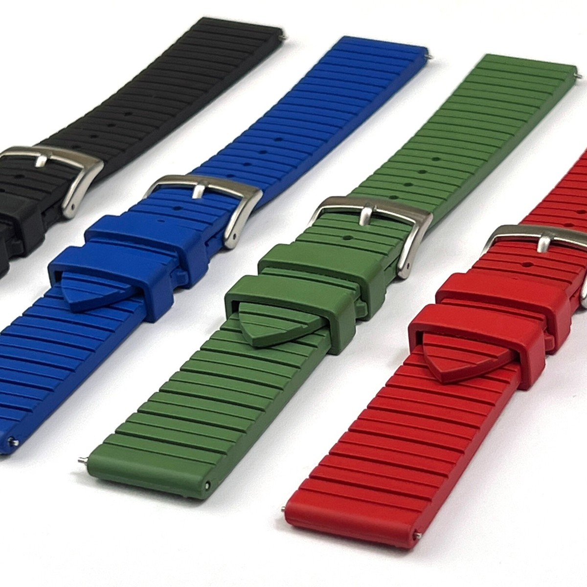 Release Watch Band 20mm Quick Release Silicone Strap