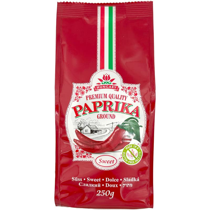 Pimentón dulce húngaro (8,8 oz/250 g) importado de Kalocsa, Hungría