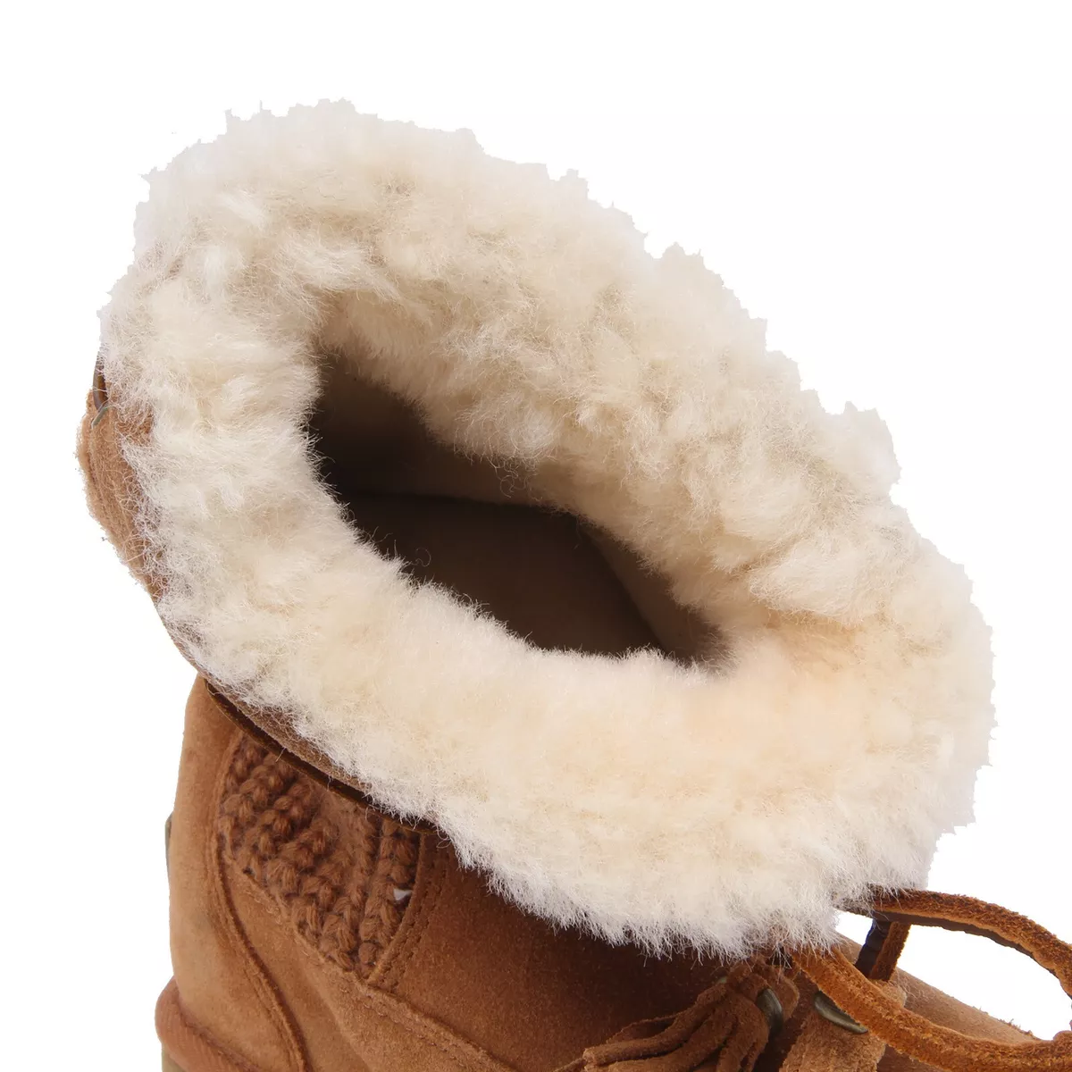 F3456 NO BOX stivale bimba girl UGG scarpe light brown wool