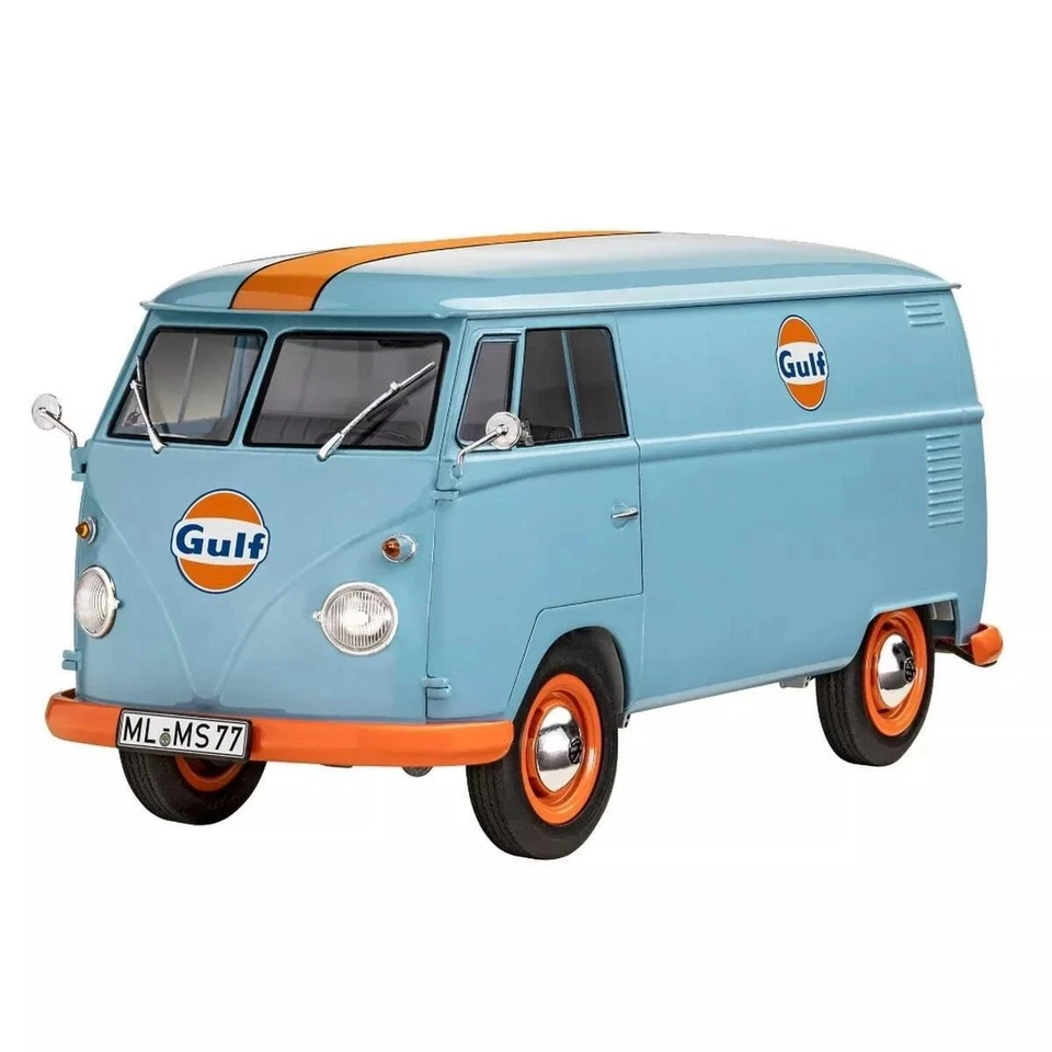Revell 1:24 VW T1 Furgone Panel (Decorazione Gulf) Kit Di Modello - 07726 - Immagine 3 di 3