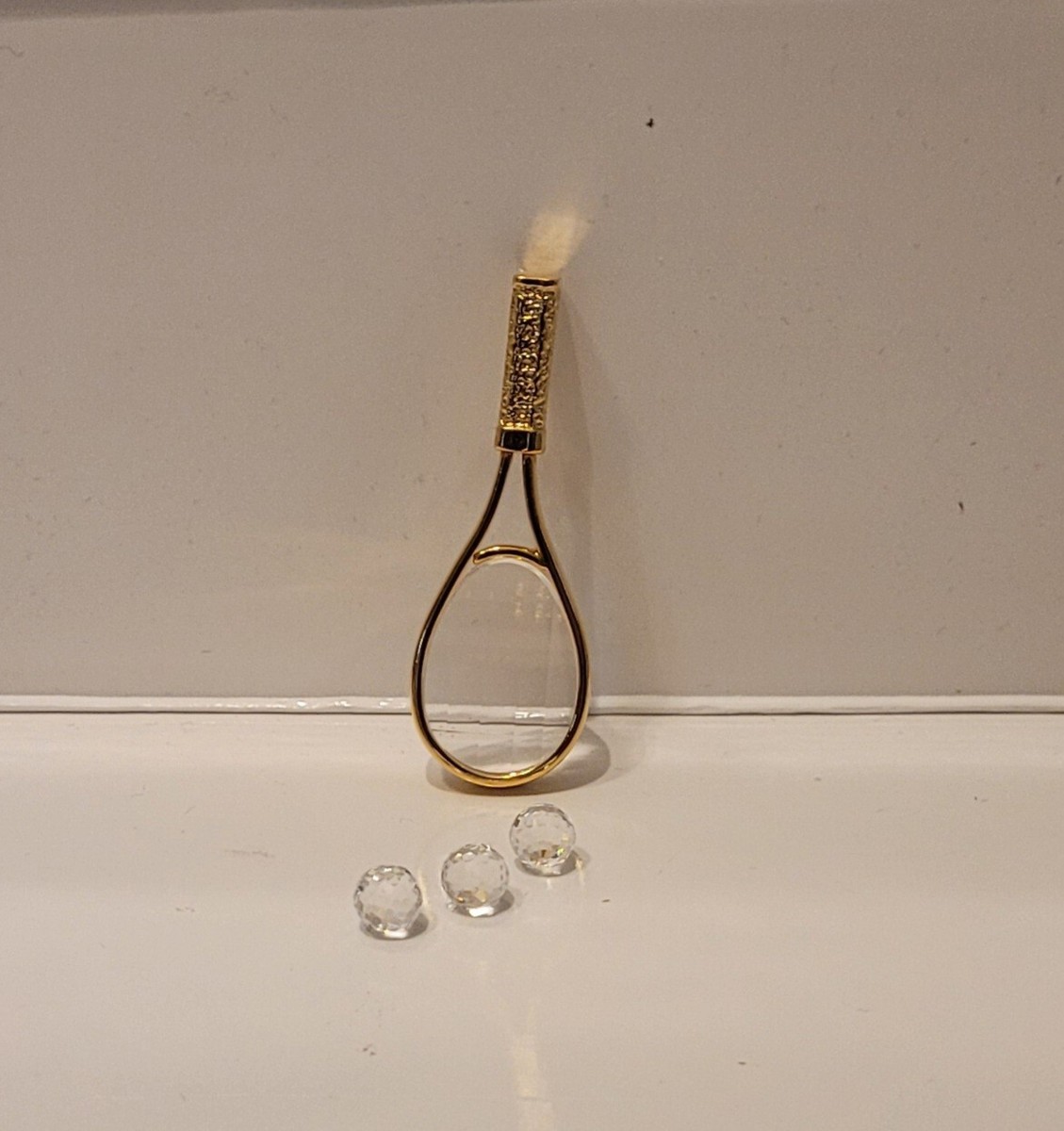 Swarovski Crystal Memories Tennis Racket | eBay