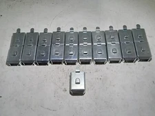 Lot of 21 Edsal Steel Shelf Clips Industrial Metal Shelving Clip (E4A2)