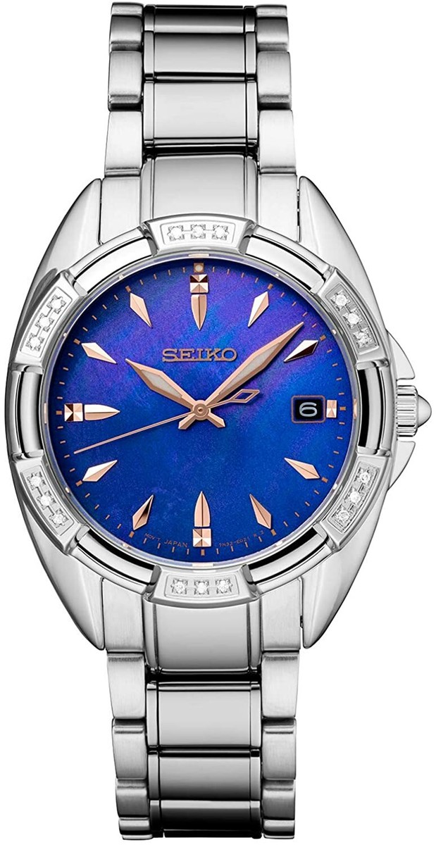 New Seiko SKK881 Diamond accented Ladies bracelet watch Seiko women main image 3