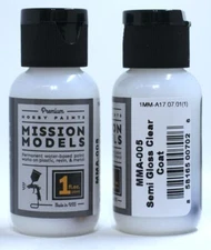 Mission Models Semi Gloss/Satin Clear 1fl oz  MMA-005