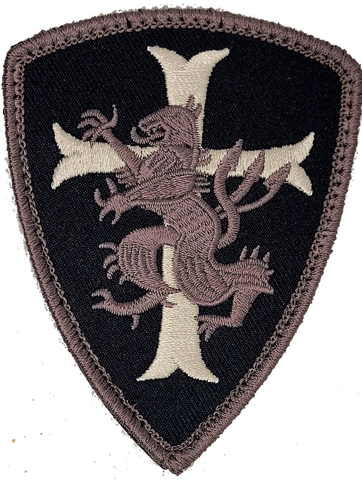 US Navy SEAL Team 6 DEVGRU Lion Cross Crusader 3D Tactical Patch