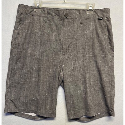 Travis Matthew Gray Shorts Textured Thread Size 38
