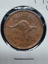 Australian 1951y. HALF PENNY CH UNC