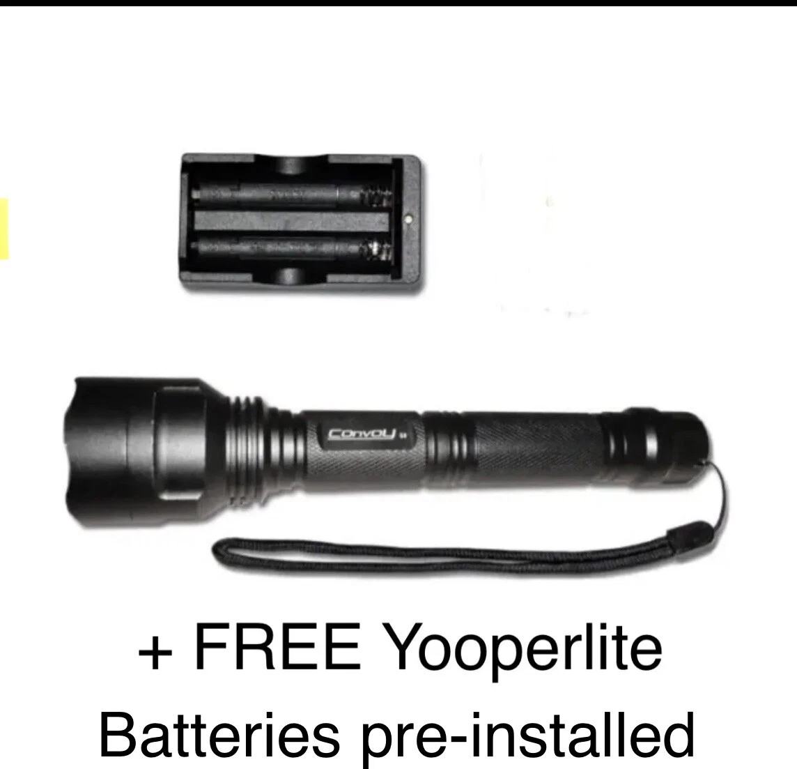 Convoy C8 UV Blacklight Kit Ultraviolet Flashlight 365nm flashlight Yooperlite