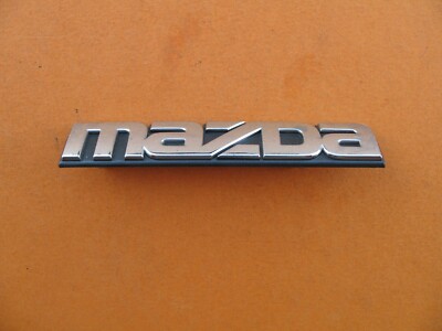 95 96 97 98 MAZDA PROTEGE REAR LID CHROME EMBLEM LOGO BADGE SIGN