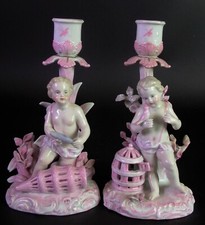 coppia candelabri Luigi / Riccardo Tinelli - San Cristoforo Italia 1870 circa