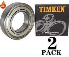 2pack TIMKEN 6006-ZZ High Quality Two Side Sealed Ball Bearings 30X55X13MM