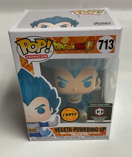 Funko POP Animation Dragonball Z VEGETA POWERING UP 713 CHASE with protector