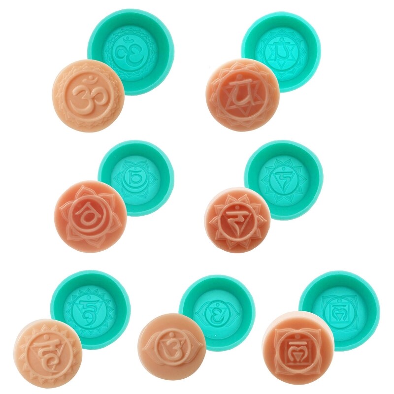 Yoga Pattern Silicone Mold Resin Epoxy Casting Molds for DIY Jewelry Making