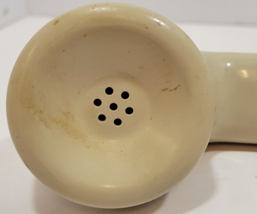 Telefono vintage ITT da scrivania rotante 500 quadrante beige telefono con cavo - Foto 8 di 17