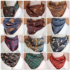 Fashion Mens Womens Pure Genuine Mulberry Silk Satin Square Scarves Gift 65cm