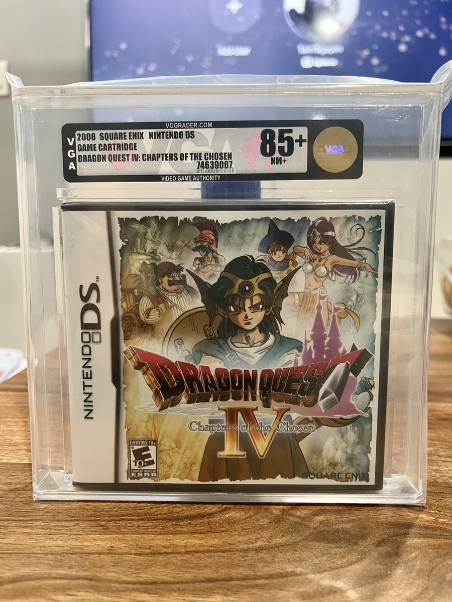 Dragon Quest IV: Chapters of the Chosen (Nintendo DS, 2008) VGA Graded 85+