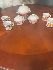 Vintage Campbell's Soup Seven Piece Serving Set