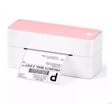 NEW Logistics Thermal Label printer PM-241-BT Pink with All Accessories