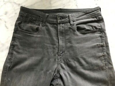 G-Star Raw Type C 3D Super Slim Jeans Dark Aged Washed Vintage Gray W31 L30  Rare
