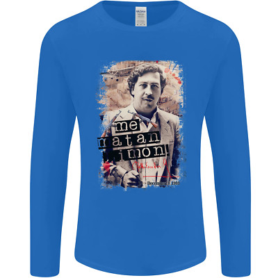 Pablo Escobar Me Matan Limon Mens Long Sleeve T-Shirt
