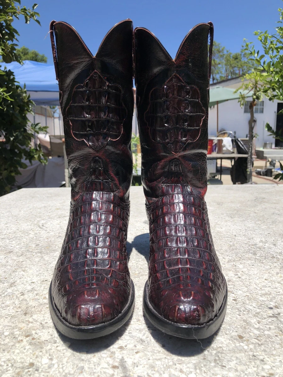 Men's Alligator Skin Cowboy Boots - American Gator Boot