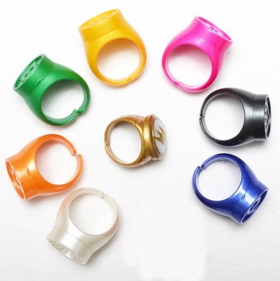 Green Lantern Power Ring Spectrum Set of 7 Rings + BRIGHTEST DAY FLASH RING