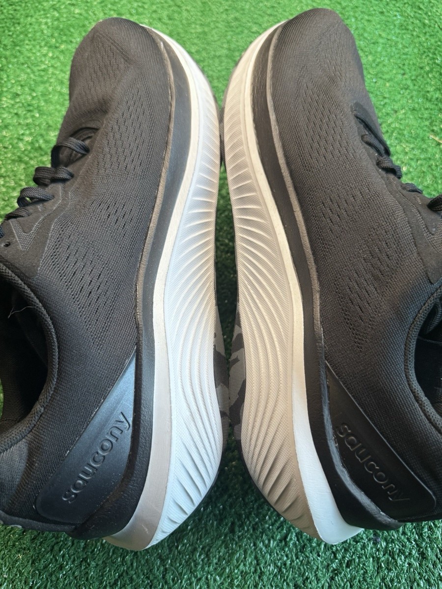 Saucony Echelon 10 Men’s Size 14 Black Silver Stability Shoes View 2