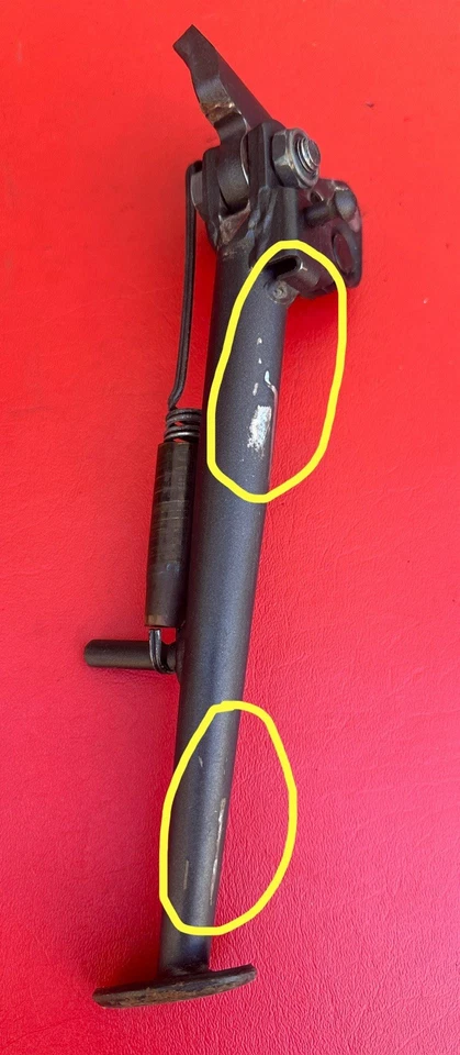 KAWASAKI NINJA ZX6R Zx600 2009-2012 OEM soporte lateral hélice pernos de montaje Foto 3 de 4