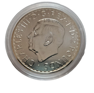 1 Oz Silbermünze BRITANNIA 2 Pound King Charles 2023